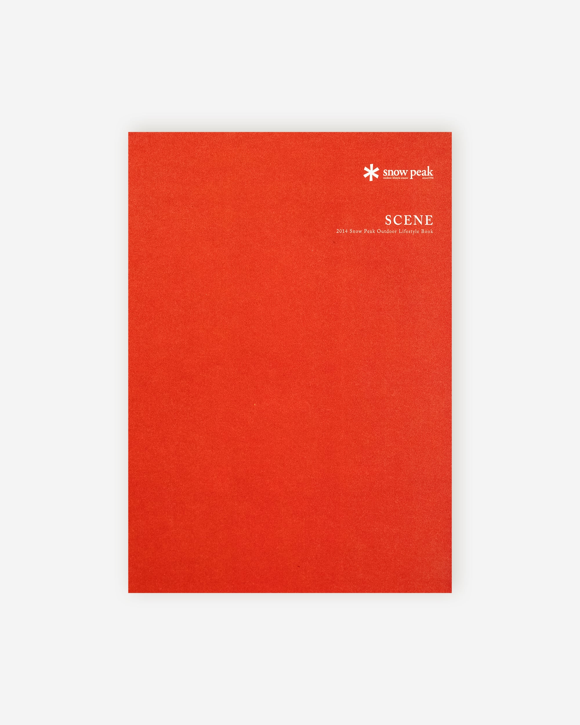 2014 Snow Peak Outdoor Lifestyle Catalog (Physical Copy)