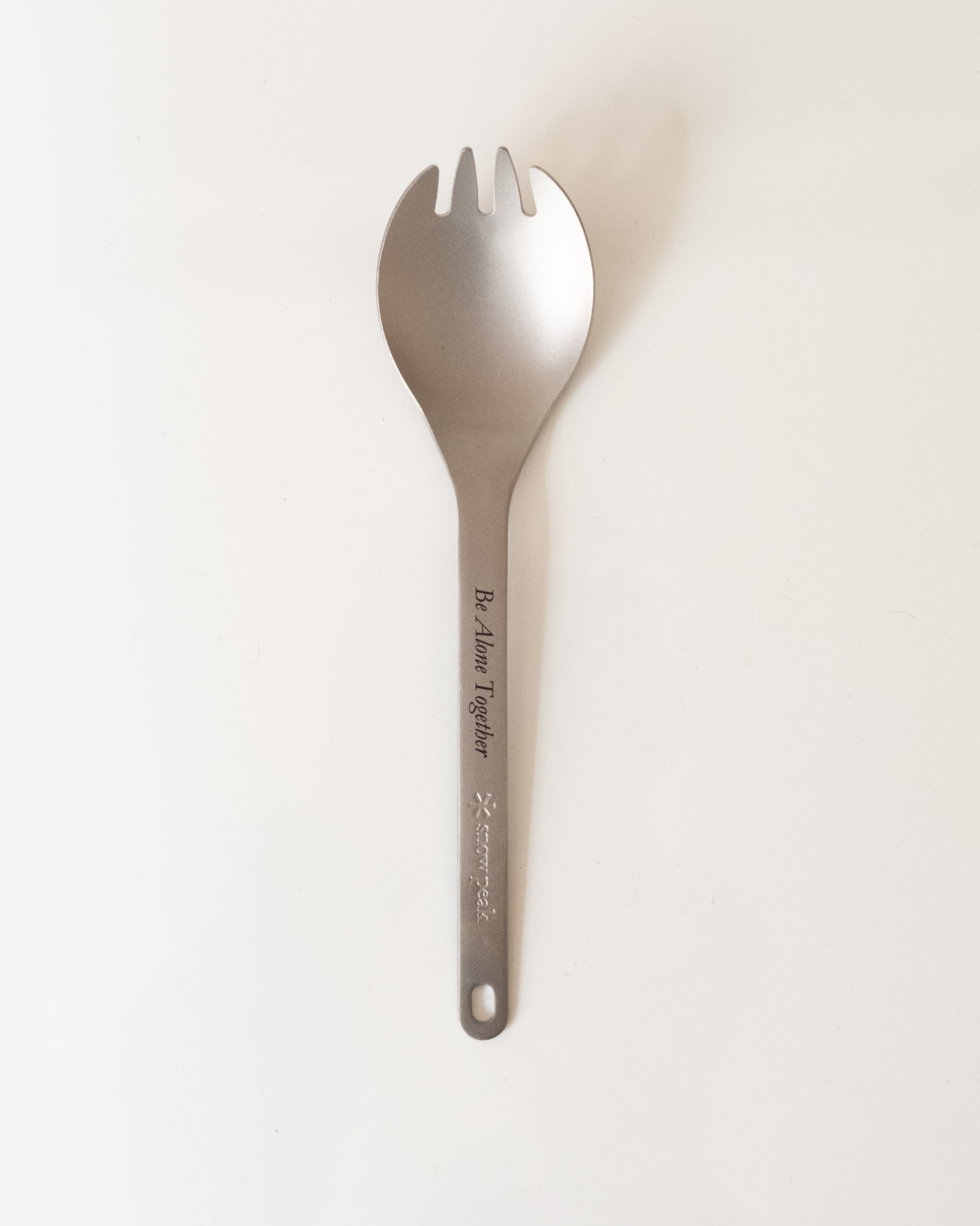 'Be Alone Together' Titanium Spork