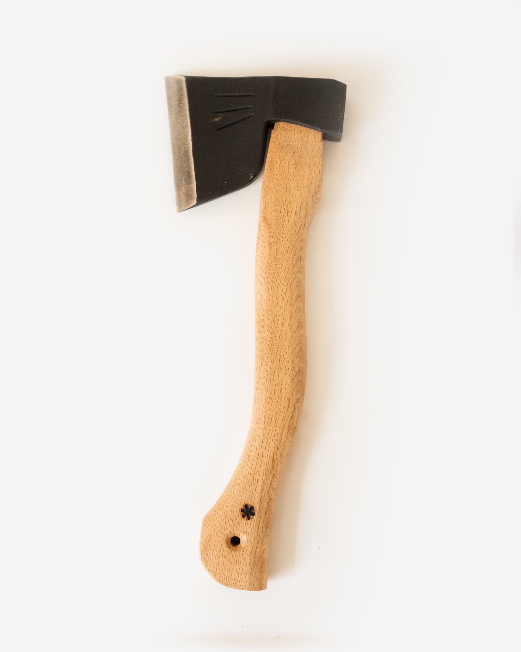 A traditional hatchet made by Snow Peak