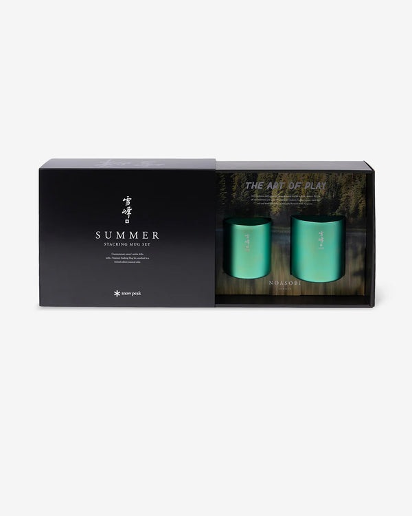 Snow Peak Summer 2026 Titanium Stacking Mug Set