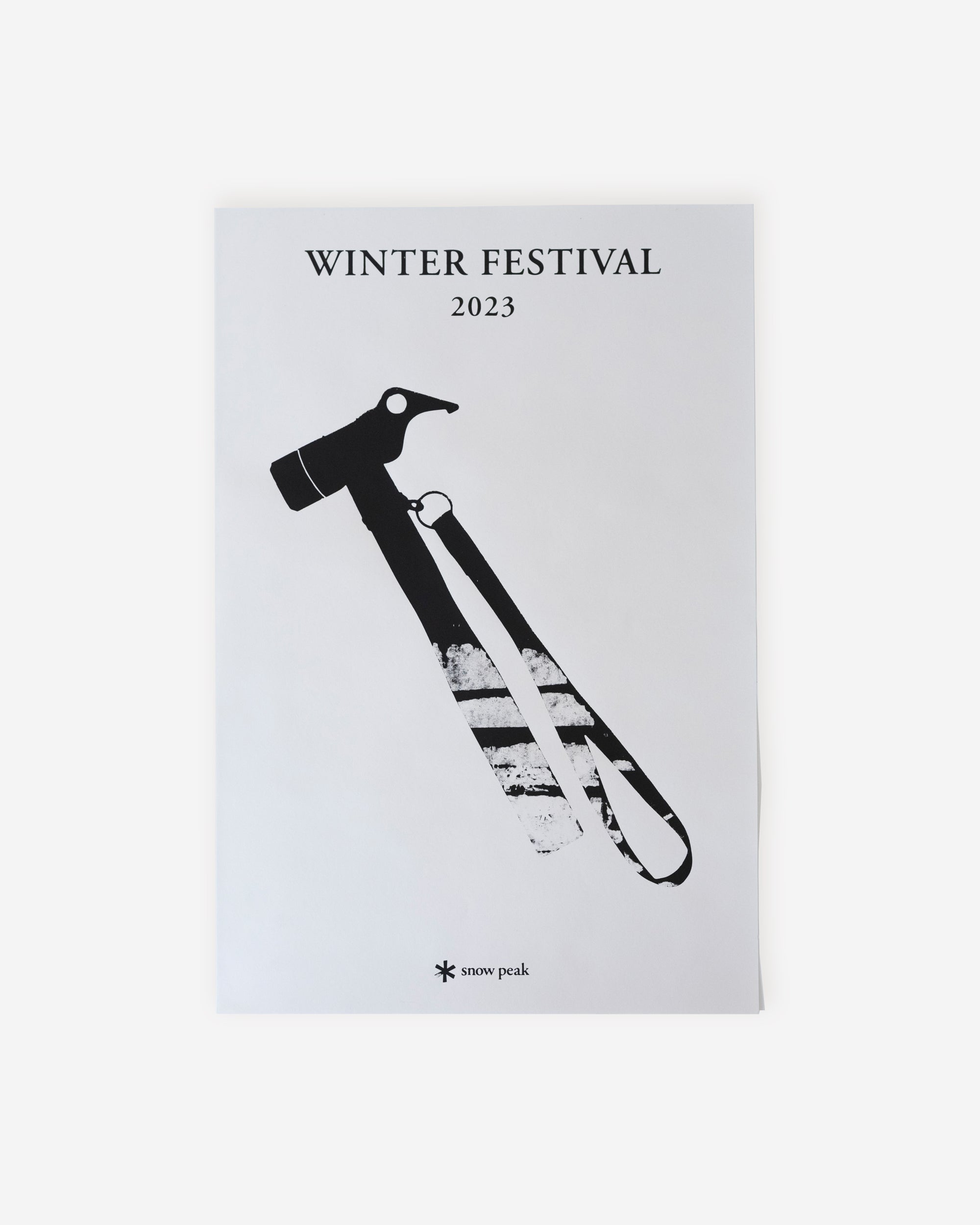 Winter Festival Peg Hammer Screenprint