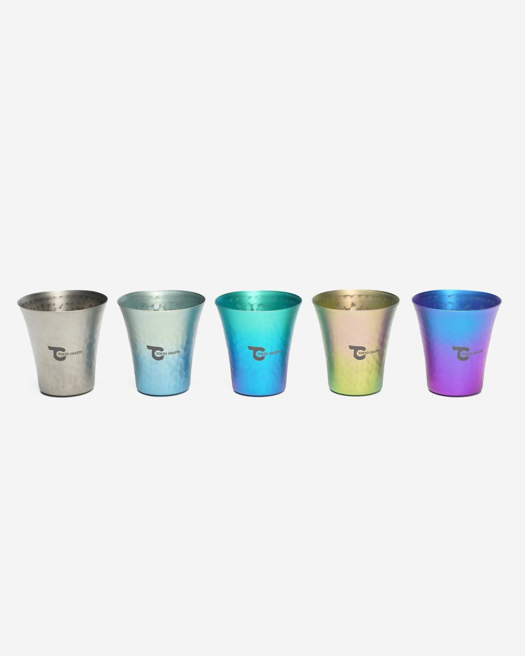 Titanium Guinomi Sake Cup 01 (Cloudy)