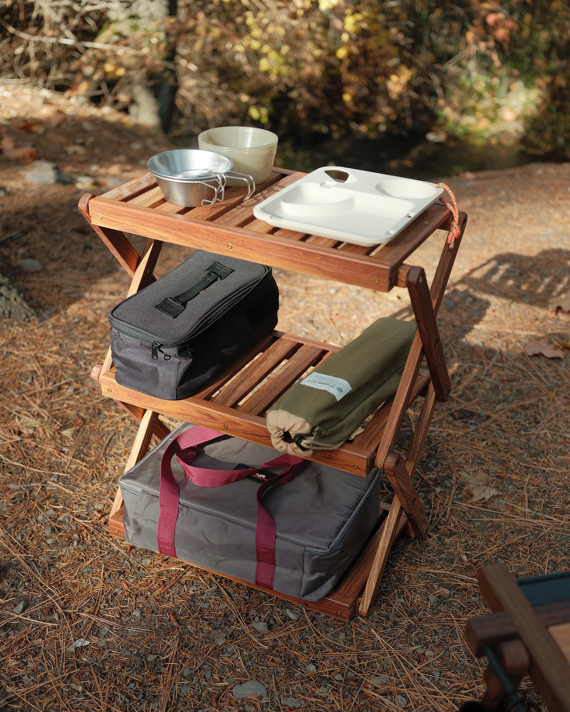 Three Layer Collapsable Camp Shelf