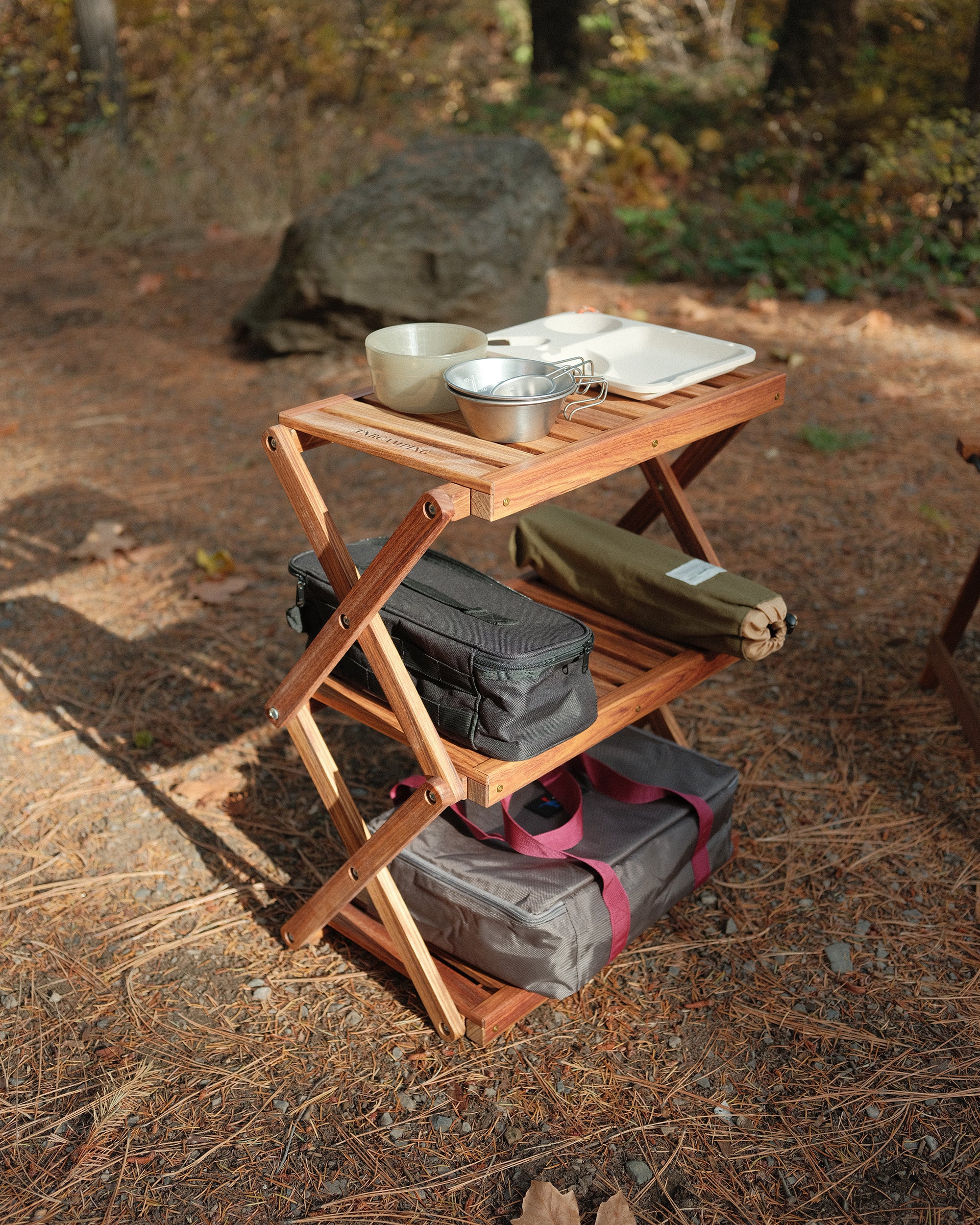 Three Layer Collapsable Camp Shelf